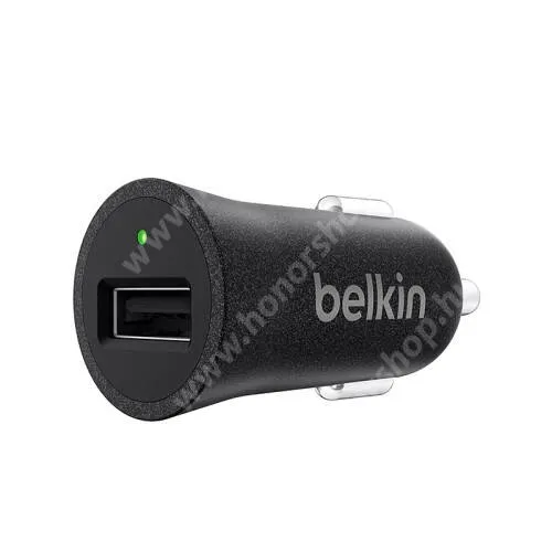 HUAWEI Honor X5b Plus BELKIN F8M730BT szivargyújtós töltő / autós töltő - 1 x USB aljzattal, DC 5V / 2,4A, 12W - FEKETE - GYÁRI