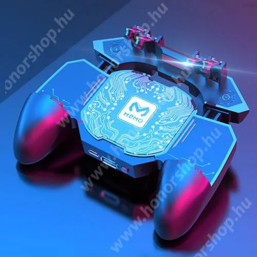 Vivo Y31s 5G MEMO DL88 UNIVERZÁLIS Kontroller / Joystick - ravasz FPS játékokhoz, gamepad, beépített hűtőventilátor CSAK KÁBELLEL MÜKŐDIK!, PUBG-hez ajánlott, 67-90mm-ig nyíló bölcső-os méretig ajánlott - FEKETE - GYÁRI