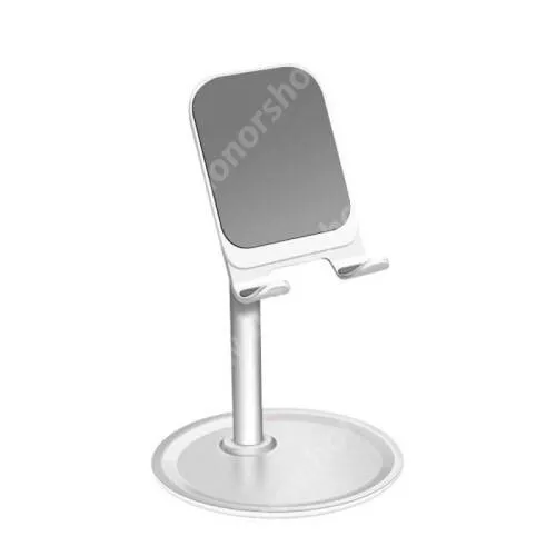 Evolveo StrongPhone X4 UNIVERZÁLIS alumínium asztali tartó / állvány - 10 ° ~ 45 °-os szöghez állítható, nem kihúzató!, csúszásgátló - EZÜST