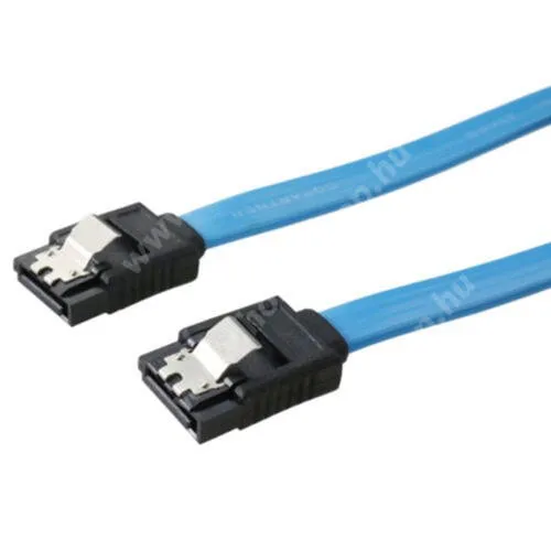 HUAWEI Honor Pad X9 SATA III kábel - 50cm hosszú, lapos kábel, 6Gbps adatátviteli sebesség - FEKETE / KÉK