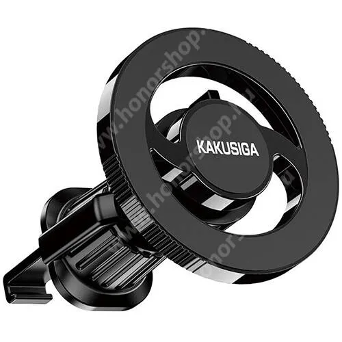 Evolveo StrongPhone X4 KAKUSIGA BAITENG autós tartó, 360°-ban forgatható, Mágneses, MagSafe támogatás, Szellőzőrácsra rögzíthető, Fémlappal, Fekete