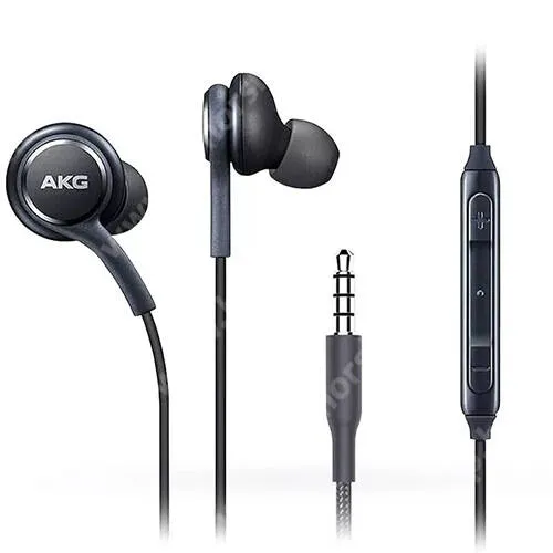 HUAWEI Honor X5b Plus SAMSUNG AKG sztereo headset, 3.5mm jack, Mikrofon, Felvevő gomb, 32 Ohm, Hangerőszabályzó, 1.2m hosszú szövettel bevont kábel, Fekete