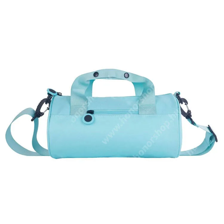  Női válltáska, Crossbody, Cipzár, Állítható pánt, Hordozófül, Cseppálló oxford szövet, 280 x 150 x 150mm, Világoskék