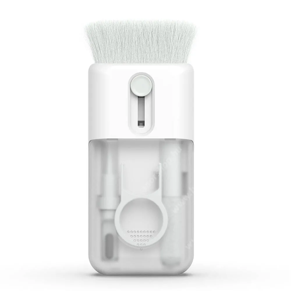  AHASTYLE 6 az 1-ben  fülhallgató, telefon, tablet, billentyűzet tisztító készlet, WG93, Fehér