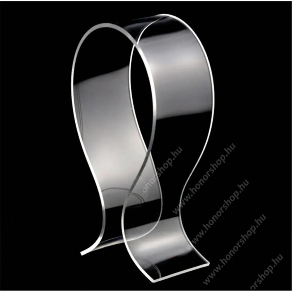 HUAWEI Honor Tablet V7 Pro Fejhallgató tartó, állvány, Akril, 220 x 125 x 60mm, Átlátszó