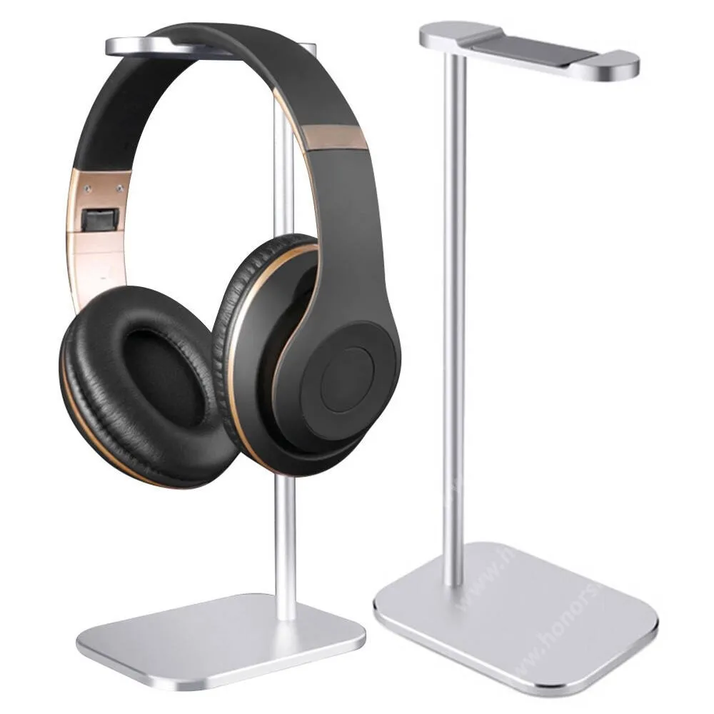 Evolveo StrongPhone X4 Gamer fejhallgató tartó, állvány, Alumínium, Csúszásgátló, 250mm magas, Ezüst