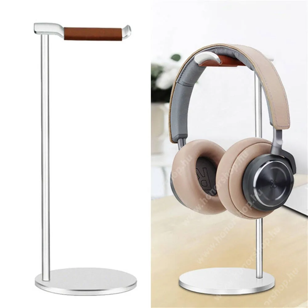 HUAWEI Honor Tablet V7 Pro Gamer fejhallgató tartó, állvány, Alumínium, Csúszásgátló, 270 x 100mm, Ezüst