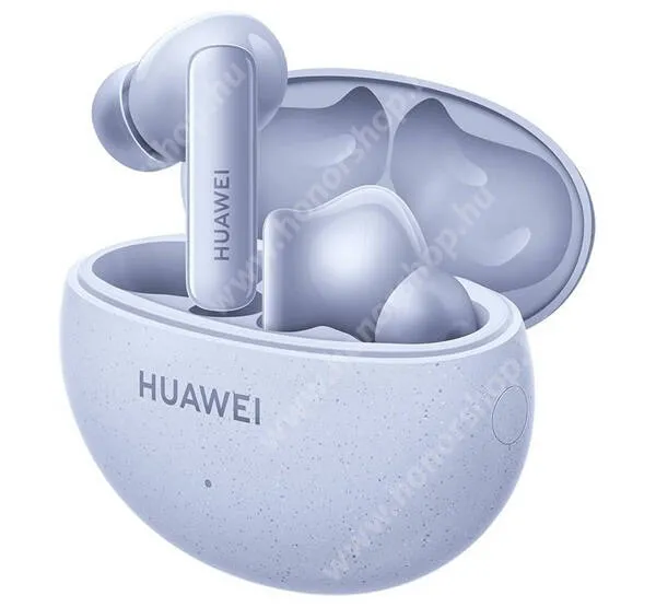 HUAWEI Honor 8X Max Huawei Freebuds 5i vezeték nélküli fülhallgató, Bluetooth v5.2, Sztereo, TWS, Mikrofon, Aktív zajszűrő, IP54 cseppálló, Töltőtok, Világoskék