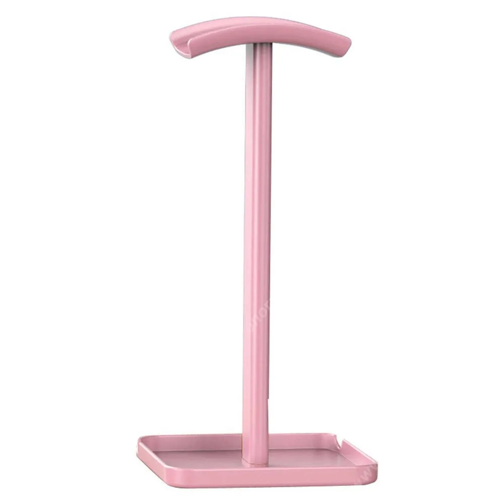 Vivo Y31s 5G Kétfunkciós Gamer fejhallgató állvány, Műanyag, Csúszásgátló, 235 x 104 x 50mm, Rózsaszín