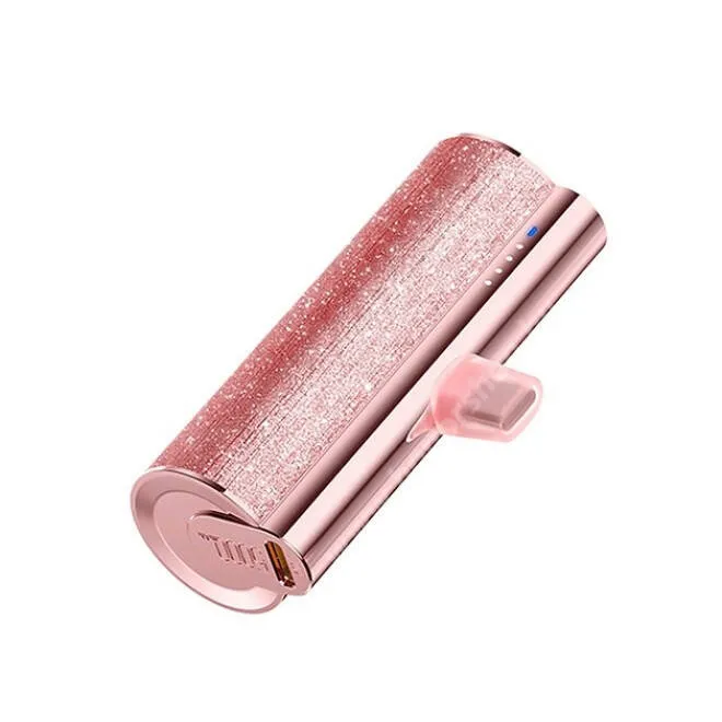 Evolveo StrongPhone X4 Veger Lipstick-C power bank, Vésztöltő, 1 x USB-C csatlakozó 5000mAh, PD 3.0, W0573, Rose Gold