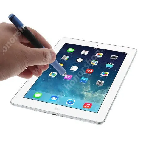 HUAWEI Honor Magic V2 RSR Porsche Design (VER-AN10) Érintőképernyő ceruza / golyóstoll - kapacitív kijelzőhöz, KÉZÍRÁSRA, RAJZOLÁSRA ALKALMAS - KÉK