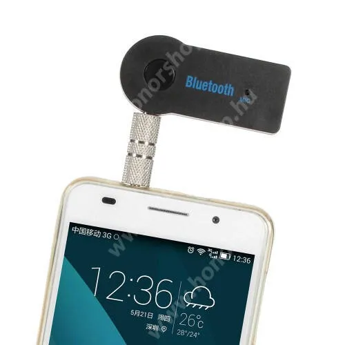 Evolveo StrongPhone X4 Bluetooth audio adapter - 3,5mm jack csatlakozóba illeszthető, MINI! - FEKETE
